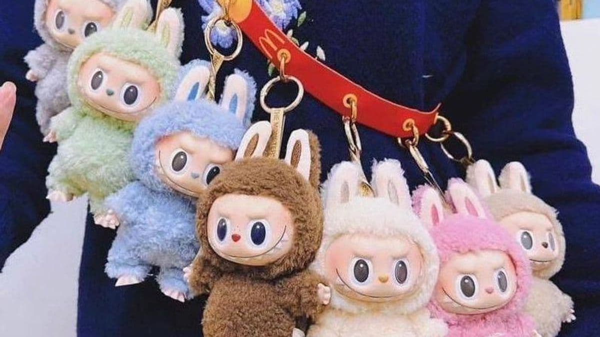 Official Pop Mart Labubu Plush Keychain – Big into Energy Edition limited time Offer